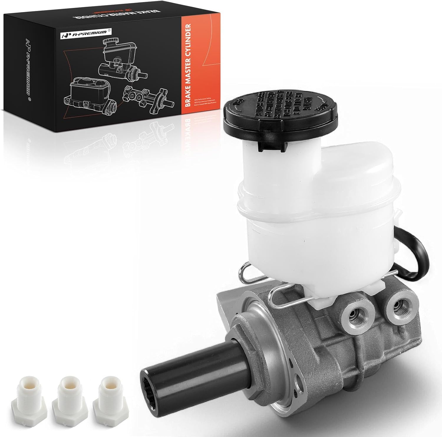 A-Premium Brake Master Cylinder with Reservoir and Sensor Compatible with Suzuki Vehicles - Sidekick 1991 1992 1993 1994 1995