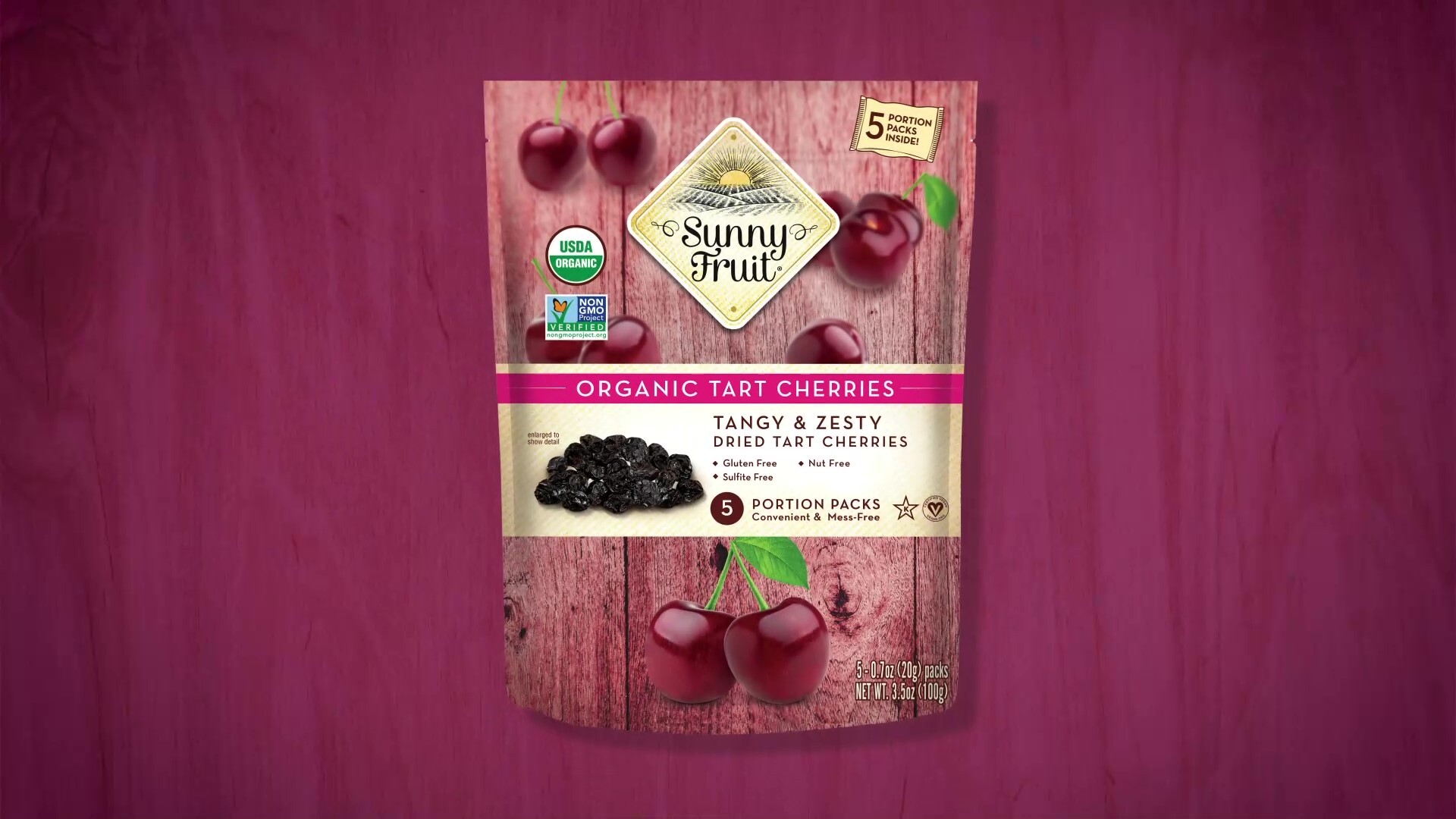 Amazon.com: Sunny Fruit Soft Organic Dried Tart Cherries - 1 Bag