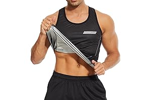 Lazawg Sauna Vest Waist Trainer - Sweat Sauna Tank Top for Men Workout