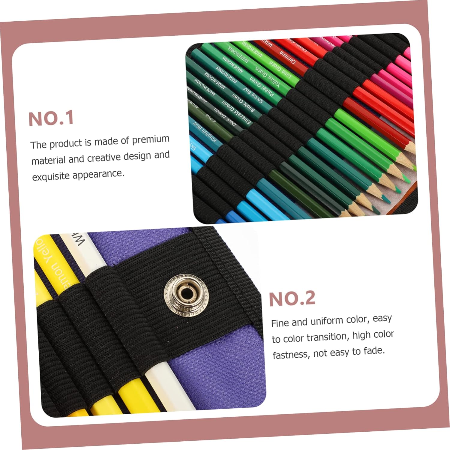 NUOBESTY 1 Set Colored Lead Multi- Function Watercolor Pencils Daily Kids Pencils Art Pencils Kids Suit Case Watercolor Markers for Adults Kid Suit Major Wooden Drawing Child