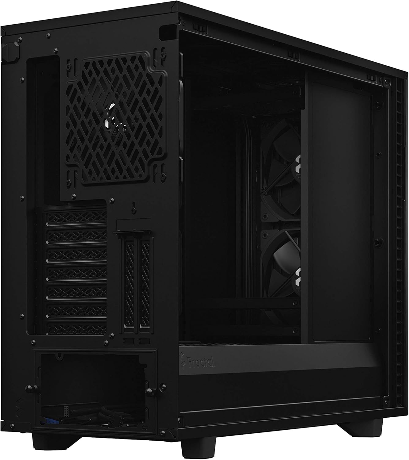 Entèn view of the Fractal Design Define 7 case configured for maximum storage
