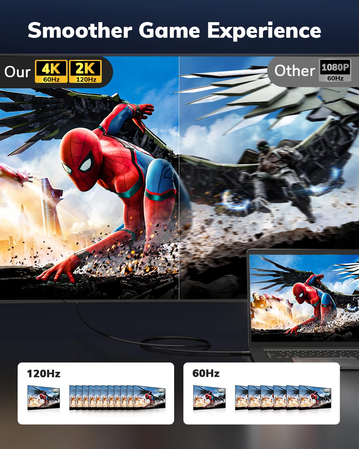 Cavo da DisplayPort a HDMI 4K da 9 m