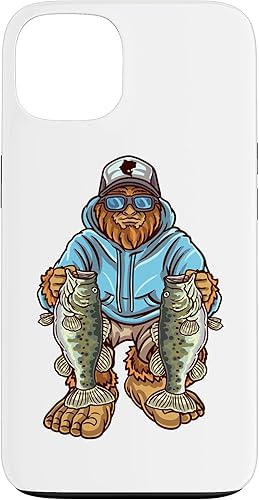 Funda para iPhone 13 de pesca de pez Bigfoot Bass