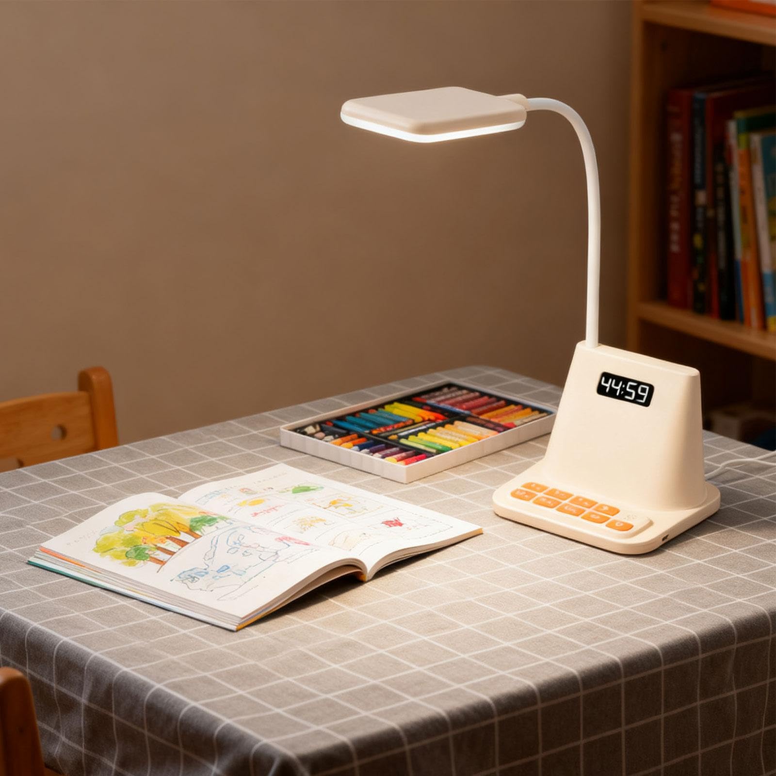 Lampada da tavolo con 3 livelli di luminosità, lampada da tavolo a LED, luce notturna a LED, rosa