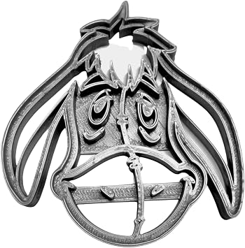 YNGLLC Eeyore Face Winnie The Pooh Character Cookie Cutter, Made In The USA, 1 Piece