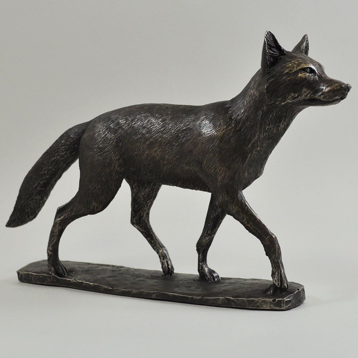 Cold Cast Bronze Fox Mr Todd David Geenty Sculpture New