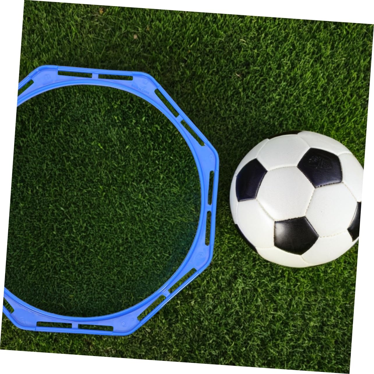 BESPORTBLE 4pezzi Cerchi per Agilità da Anelli Ottagonali per Allenamento della Velocità in Plastica Pp per Calcio Basket Football Americano Attrezzatura per Esercizi Multisport