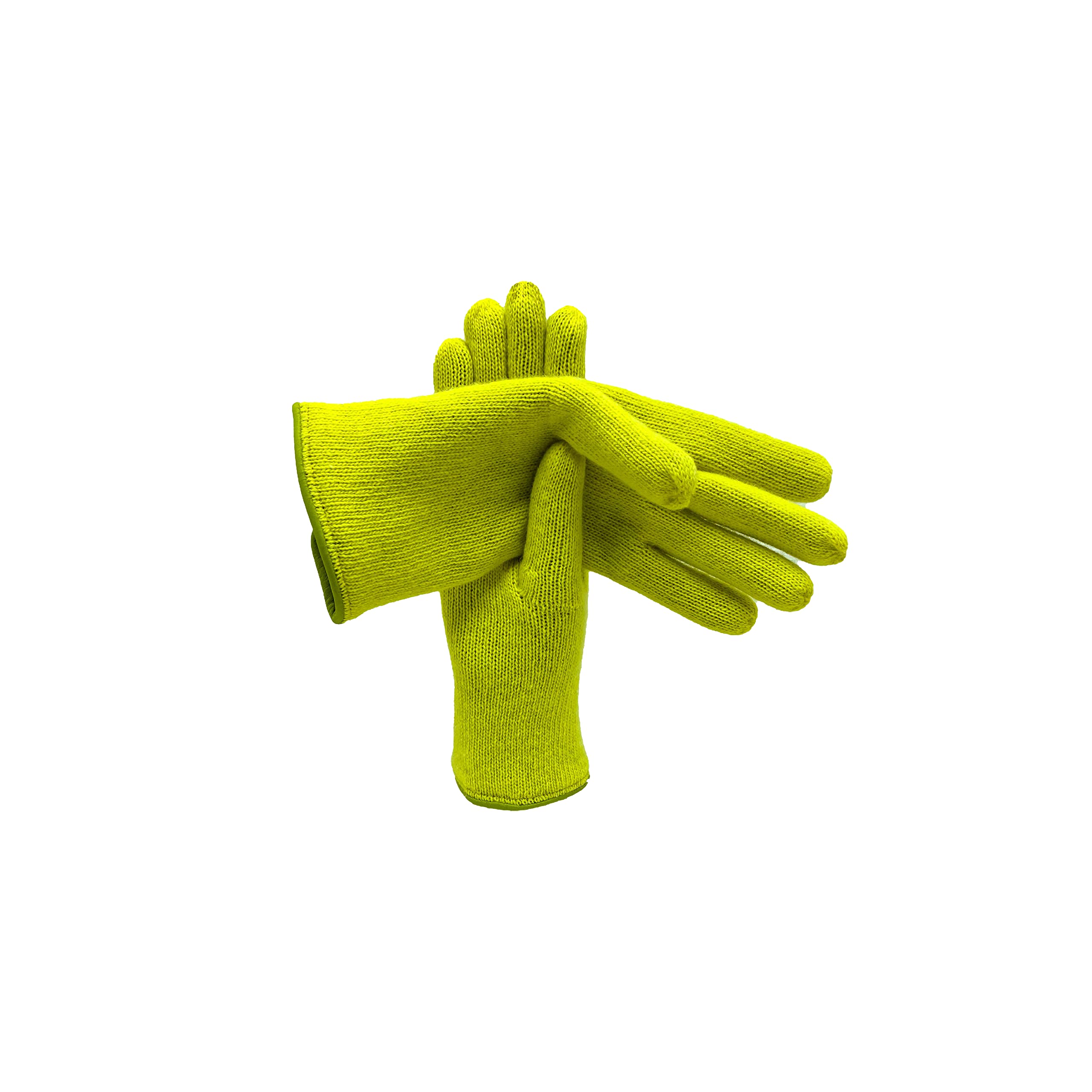 Gants en laine doublés en cachemire avec bords en cuir - Femmes - Artisanaux - Fabriqué en Italie