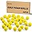 JAYA 32 Pack Foam Golf Practice Balls, Realistic Feel and Limited Flight, Soft for Indoor or Outdoor Training, Yellow