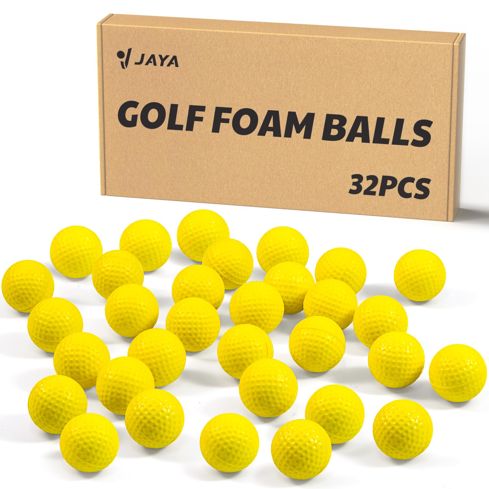 JAYA 32 Pack Foam Practice Balls