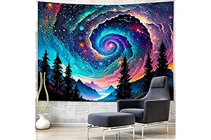 Amhokhui Galaxy Space Tapestry: Immerse Yourself in a Tapestry of Psychedelic Galaxy...