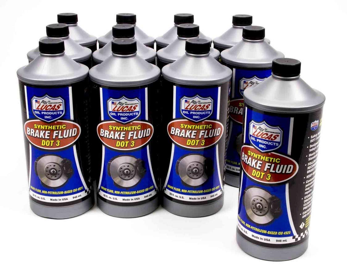 Lucas Oil 10826 1 qt. DOT 3 Brake Fluid Synthetic Case of 12