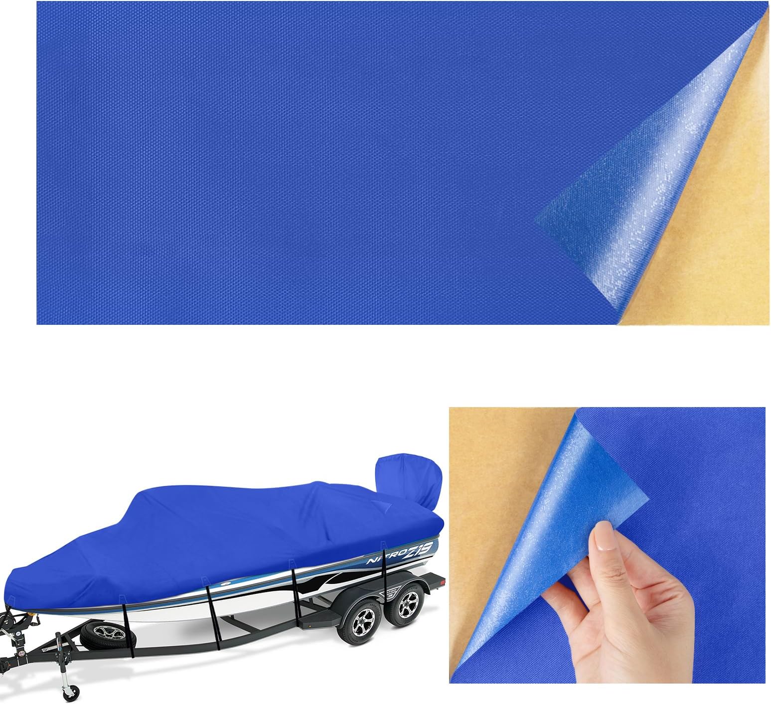 BOATPRO Boat Cover Repair Kit, 600D Super Stick Self