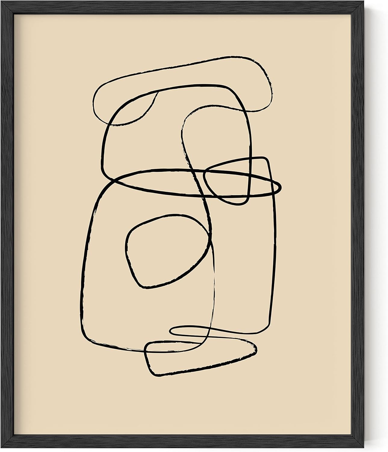 HAUS AND HUES Scribble Abstract 16x20
