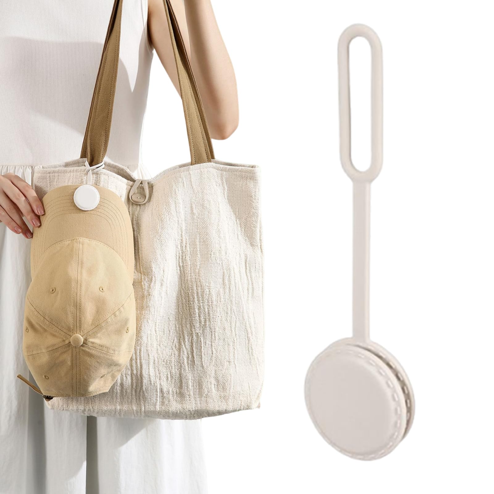 Generico Fermaglio Per Cappello Da Viaggio - Clip Magnetico Per Borsetta Cappello E Borsa | Accessori Moda In Silicone Donna Per Escursionismo Sport All'Aperto Golf Campeggio Spiaggia