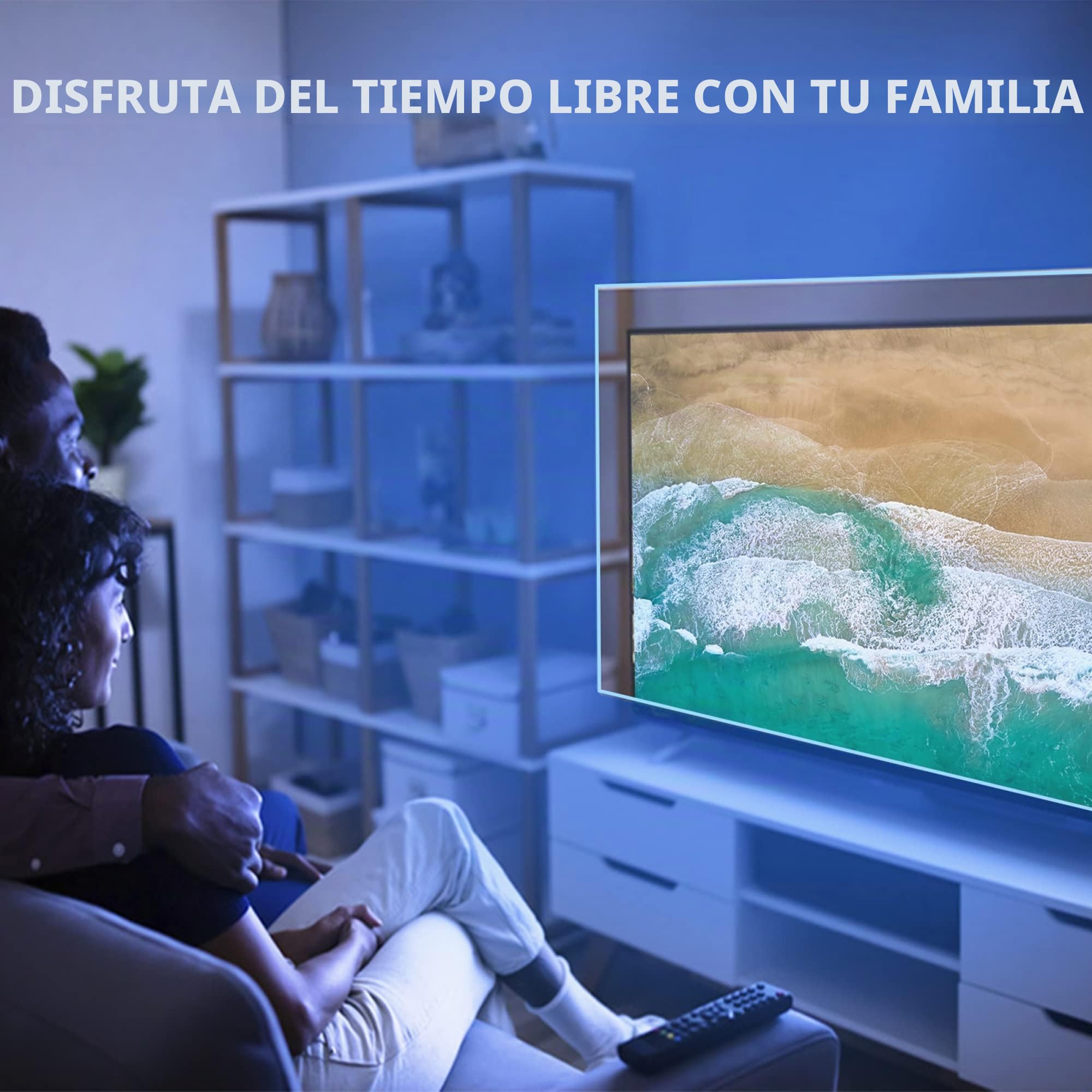 Protector De Pantalla De TV Antirreflejo 43-75 Pulgadas, Película Filtro Mate Anti Luz Azul/Antiarañazos, Alivia La Tensión Ocular, Protege Tus Ojos Para Samsung/Hisense/Sony/Lg Etc / 65in1440x809mm