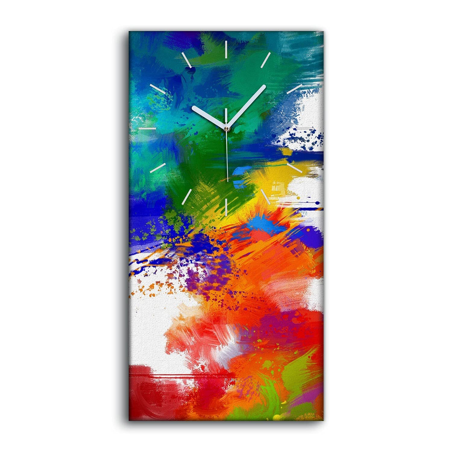 Horloge sur toile salon moderne image art mural grand format