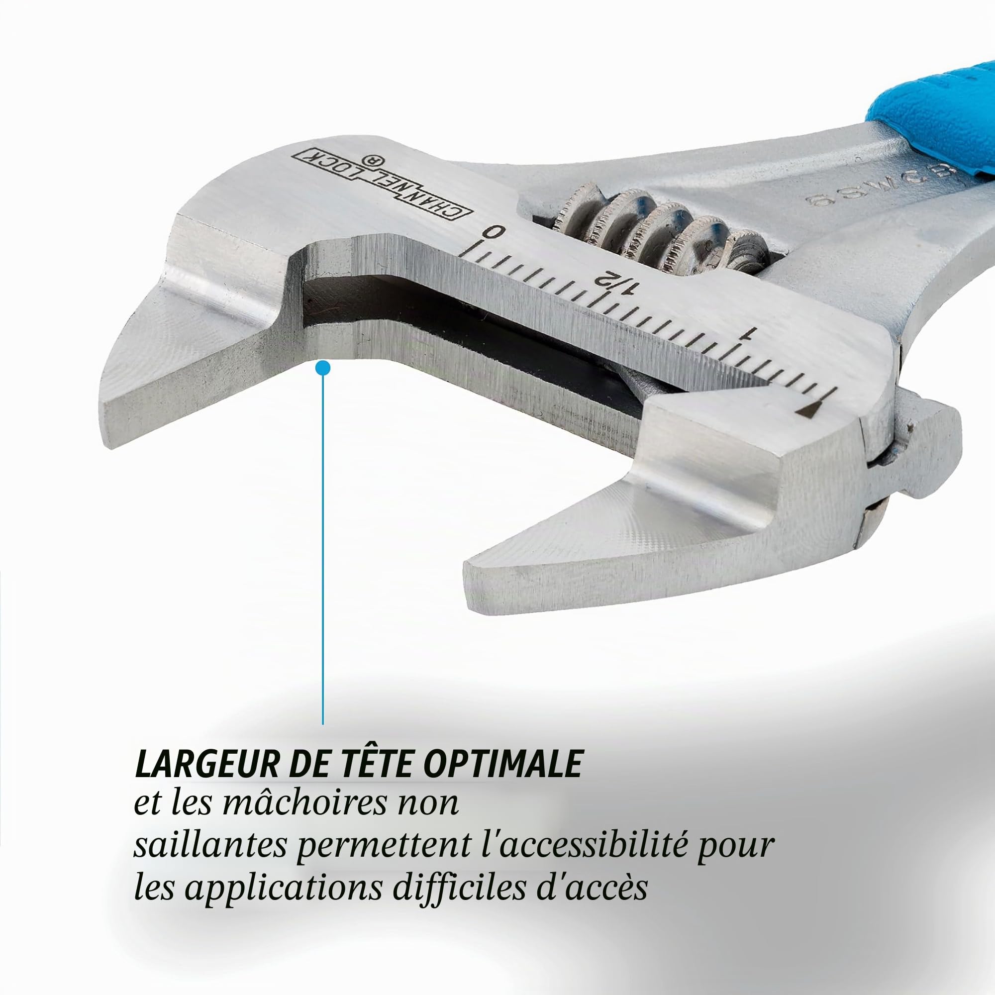 Channellock fin mâchoire Clé à molette, 6SWCB
