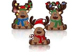 Rustic Reindeer Trio for Christmas Charm