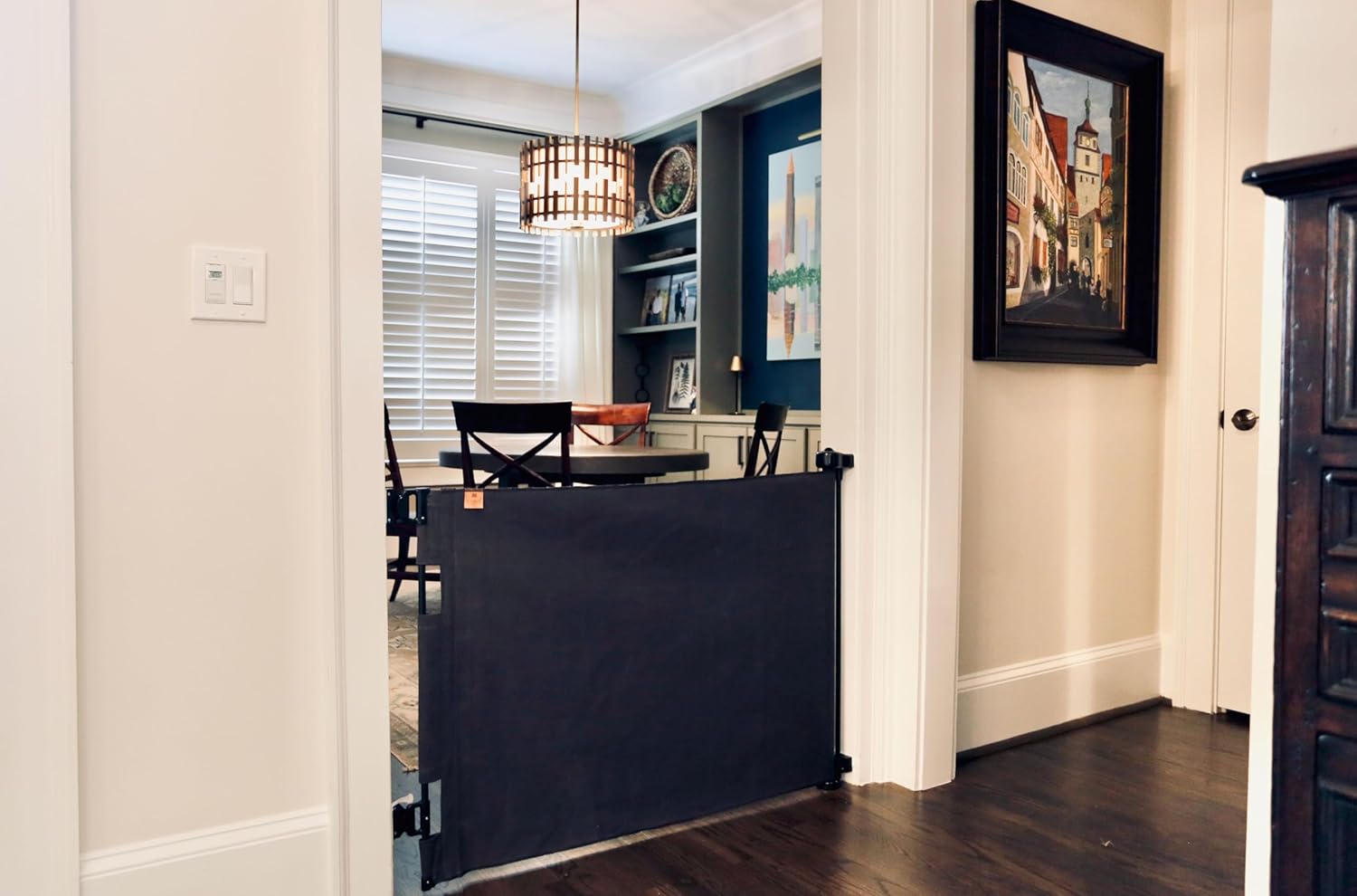 Crafted Gates Waxed Canvas Pet Gate – Durable, Stylish & Eco-Friendly Barrier for Dogs - Image 1 of 7