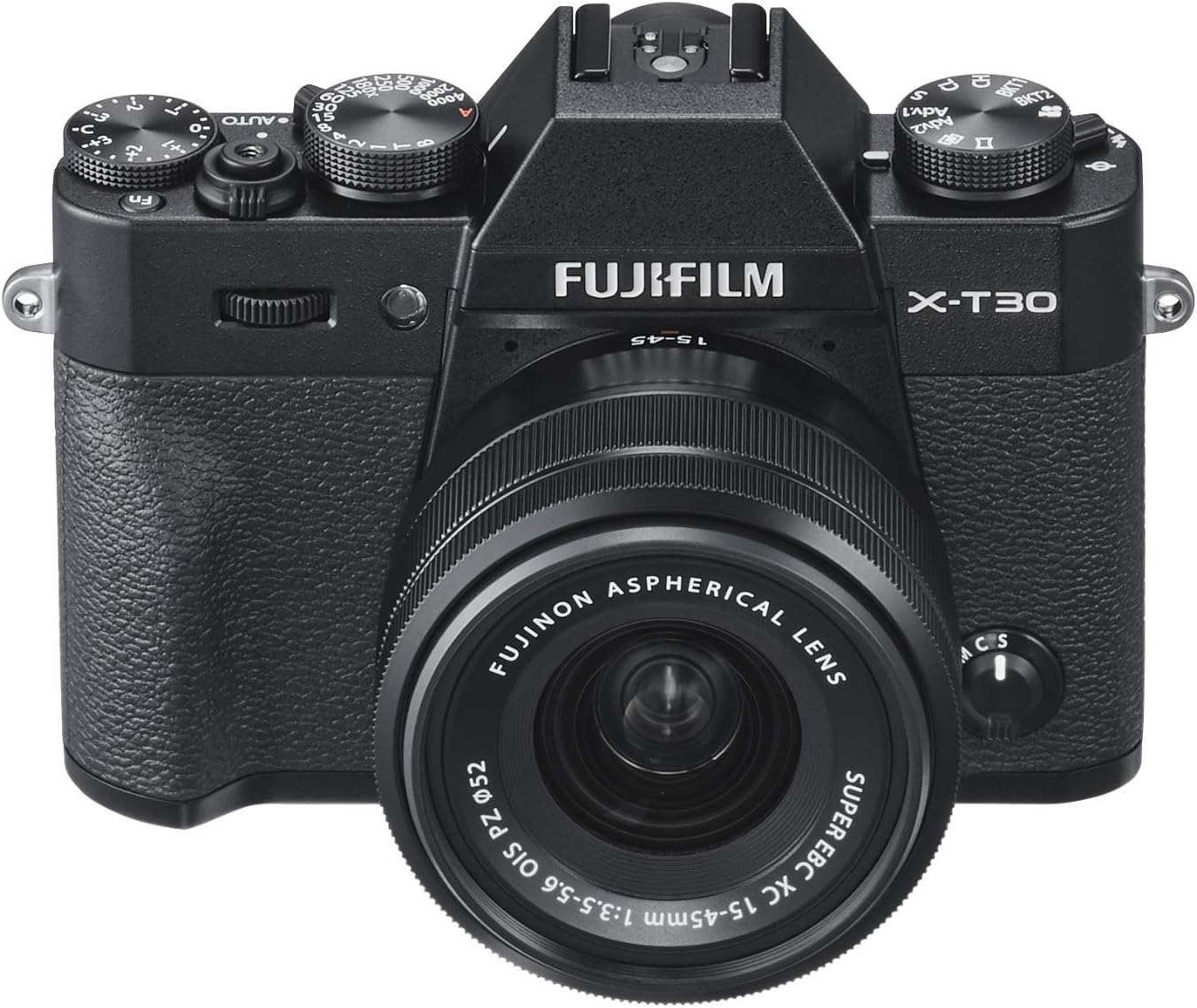 Fujifilm X-T30 Mirrorless Digital Camera w/XC15-45mm Kit - Black