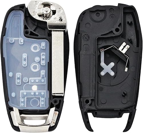 Miniatura 2 de Fundas para llavero de coche para Chevrolet Cruze 2014-2018, reemplazo de 3 botones plegable modificado remoto