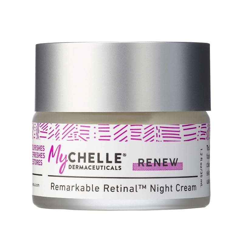 MyChelle Dermaceuticals Creme noturno facial com retinal e vitamina A, 35 mL