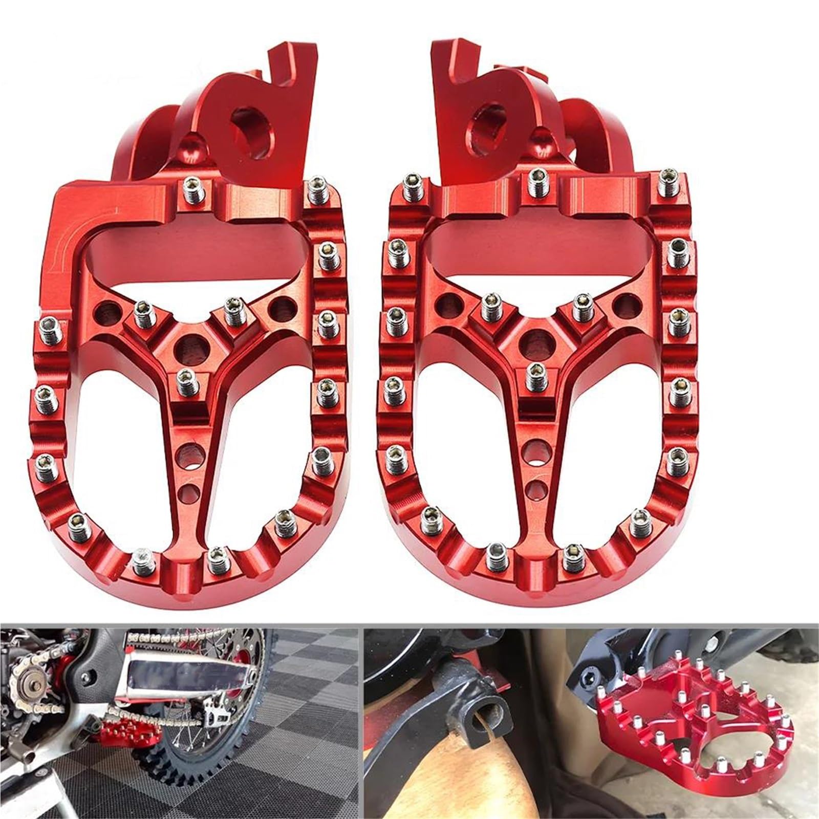 Accesorios para clavijas Accesorios Para Motocicleta, Reposapiés, Pedales Para Honda CR 125 250 (2002-2007, 2006, 2005, 2004 Y 2003)