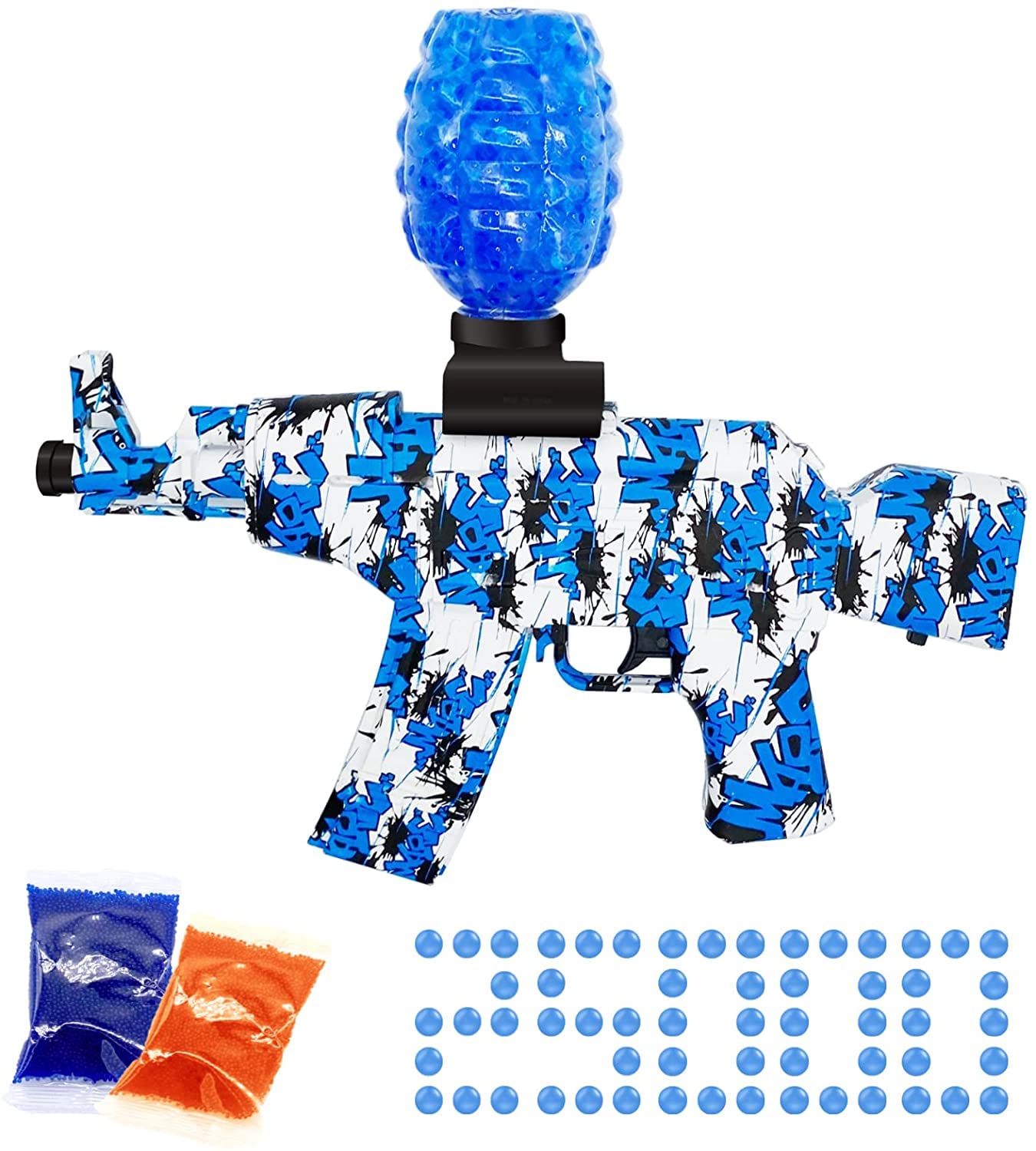 Buy Gel Blaster, Splatter Ball with 25000 Gellets, Model of AK47 for