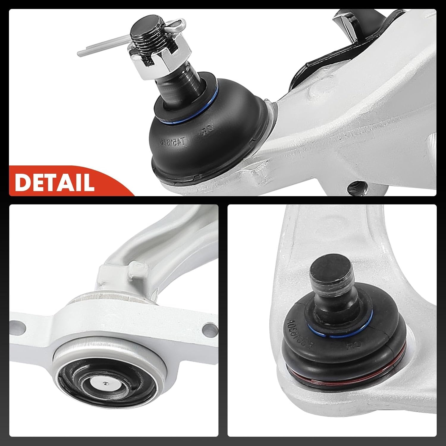 A-Premium Set of 4, Front Upper & Lower Control Arm Kit, with Ball Joint & Bushing, Compatible with Infiniti Q50 2014-2021, QX50 2014-2017, G37 2008-2013, Q60, EX35, EX37 & Nissan 370Z