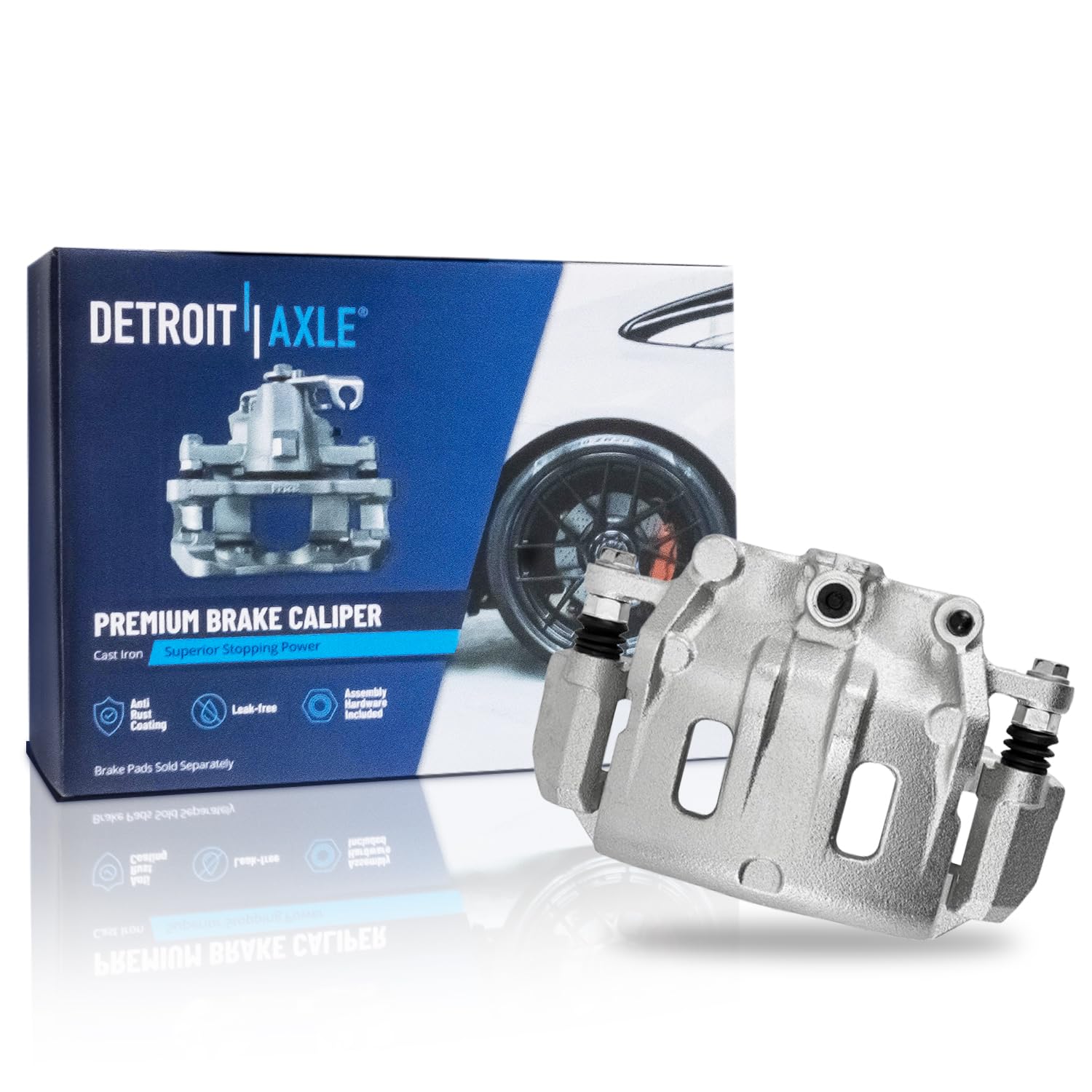 Detroit Axle - Front Left Brake Caliper w/Bracket for Chevrolet Equinox