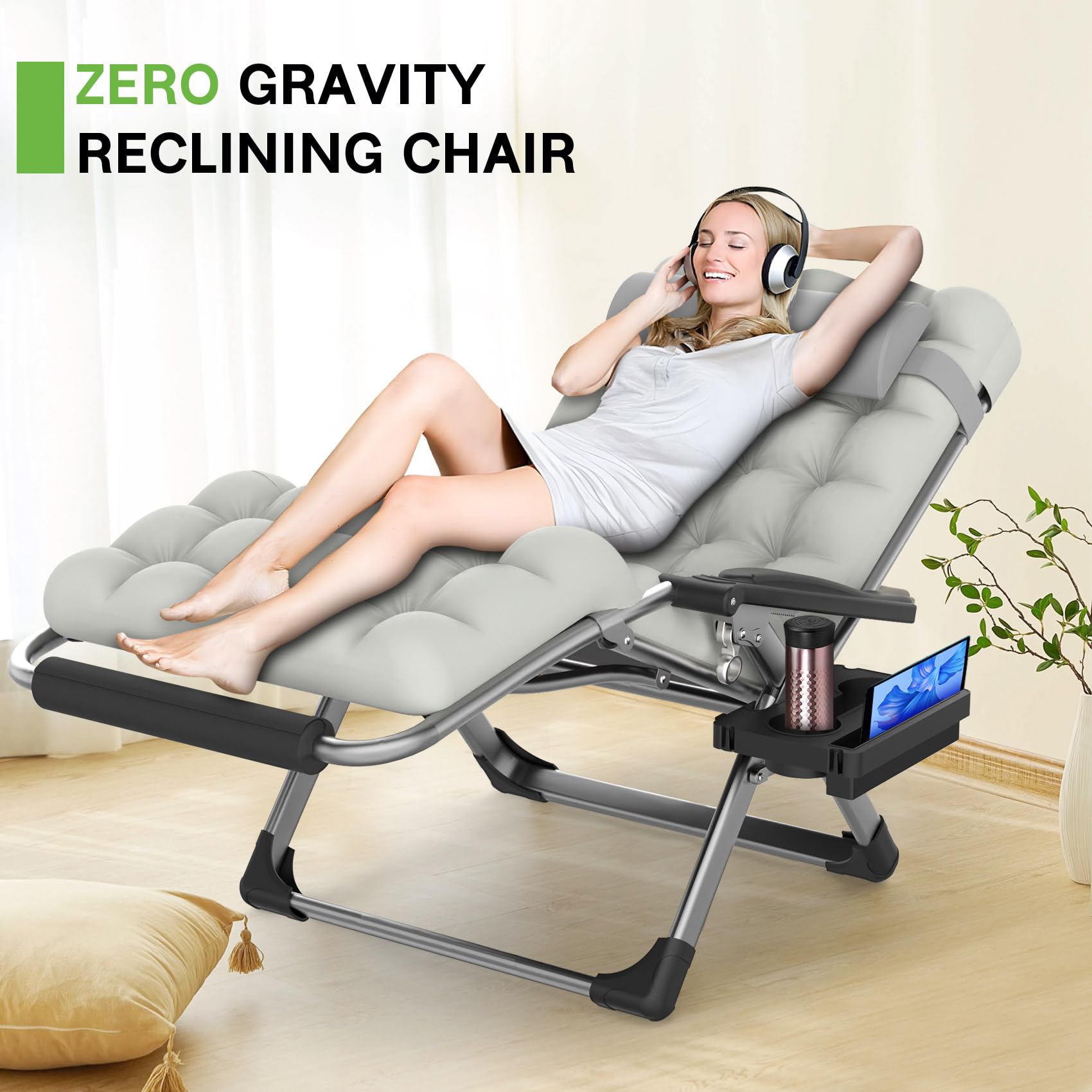 Patio Chairs Folding Zero Gravity Lounge Reclining Relax Chair For