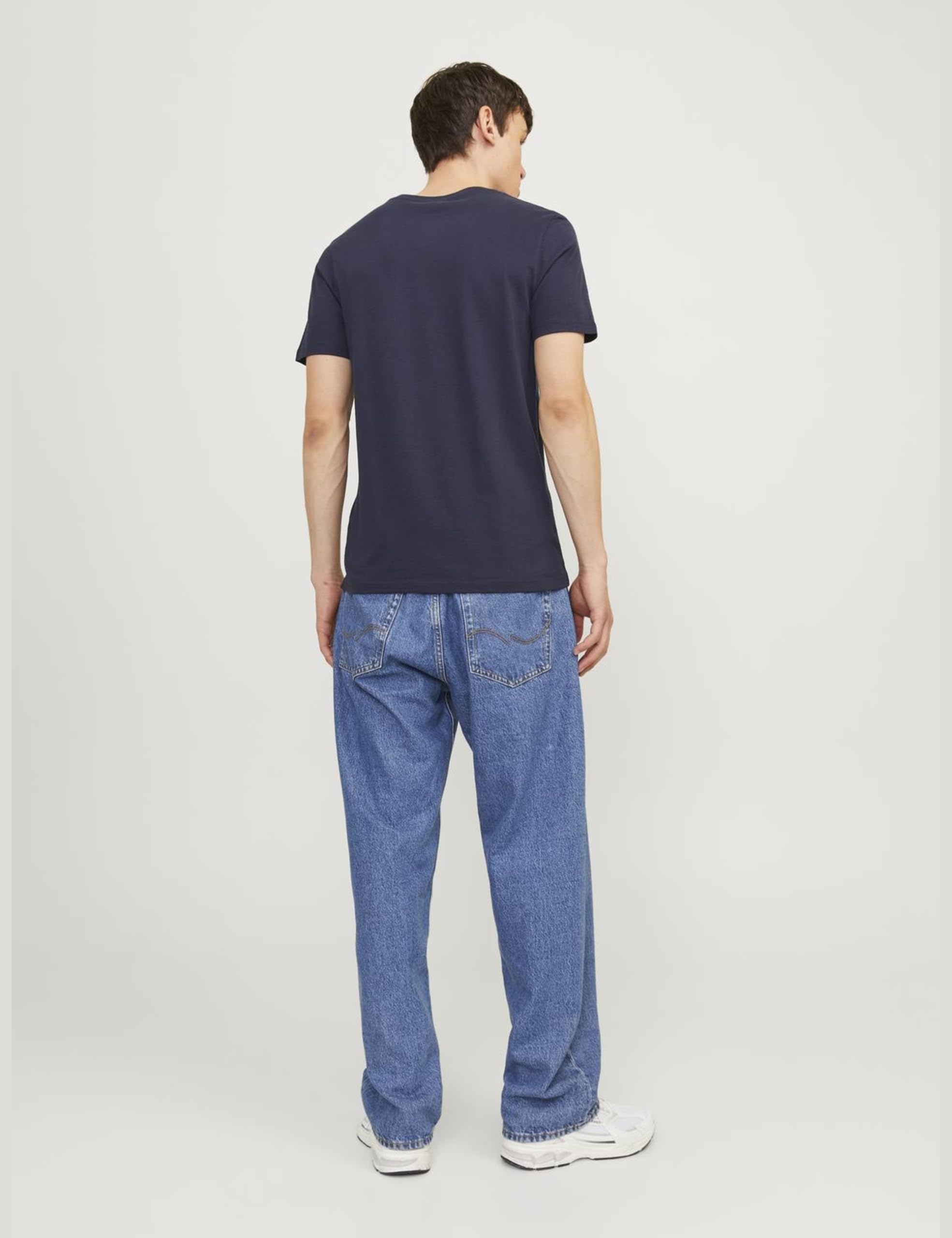 JACK & JONES Koszulka Mężczyźni Jjeorganic Basic Tee Ss O-neck 3pk Mp (3 w zestawie)