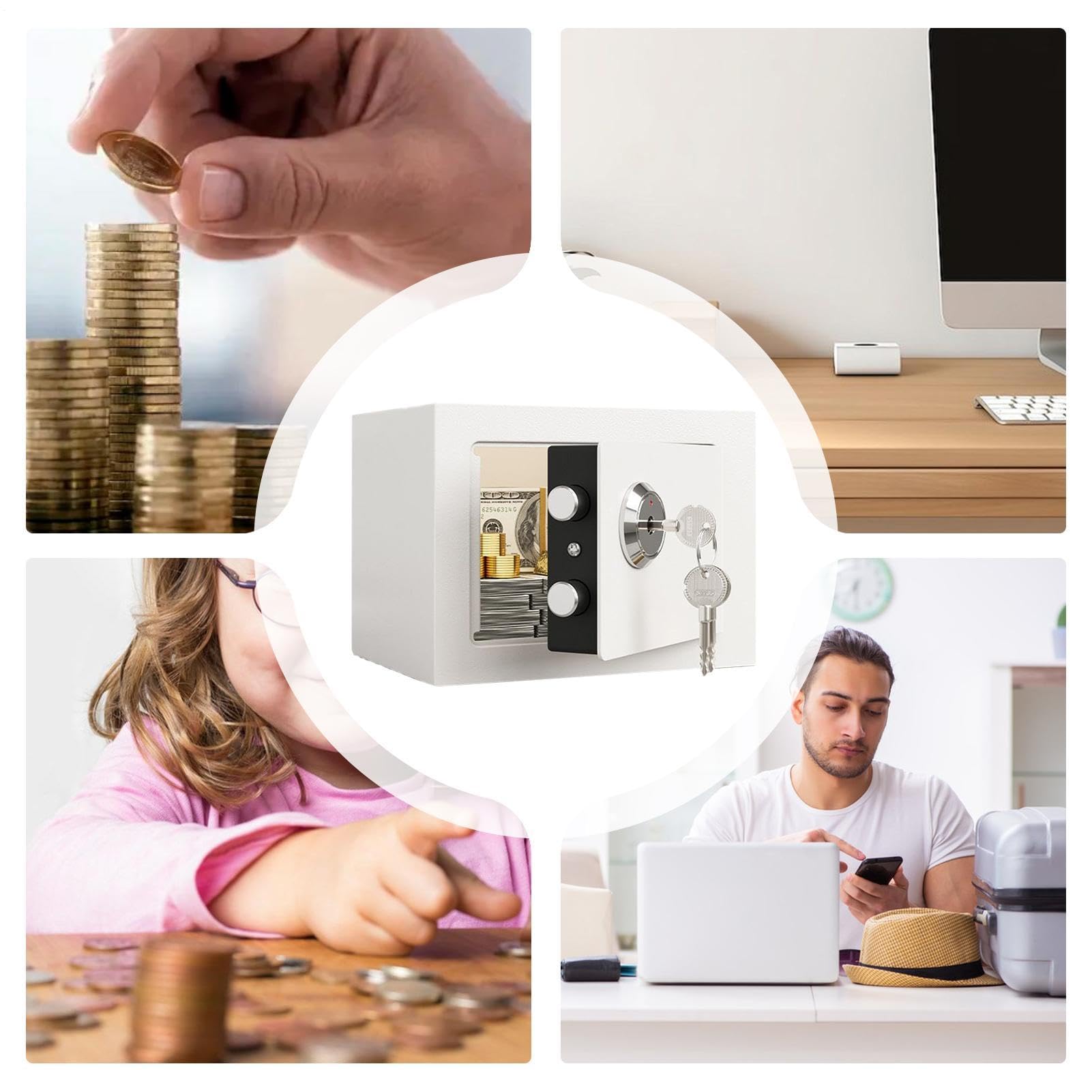 Cassaforte per la casa, antifurto, organizer portatile per | Cassaforte per gioielli per casa, armadio, appartamento, viaggio, bagagli, inquilini, proprietari