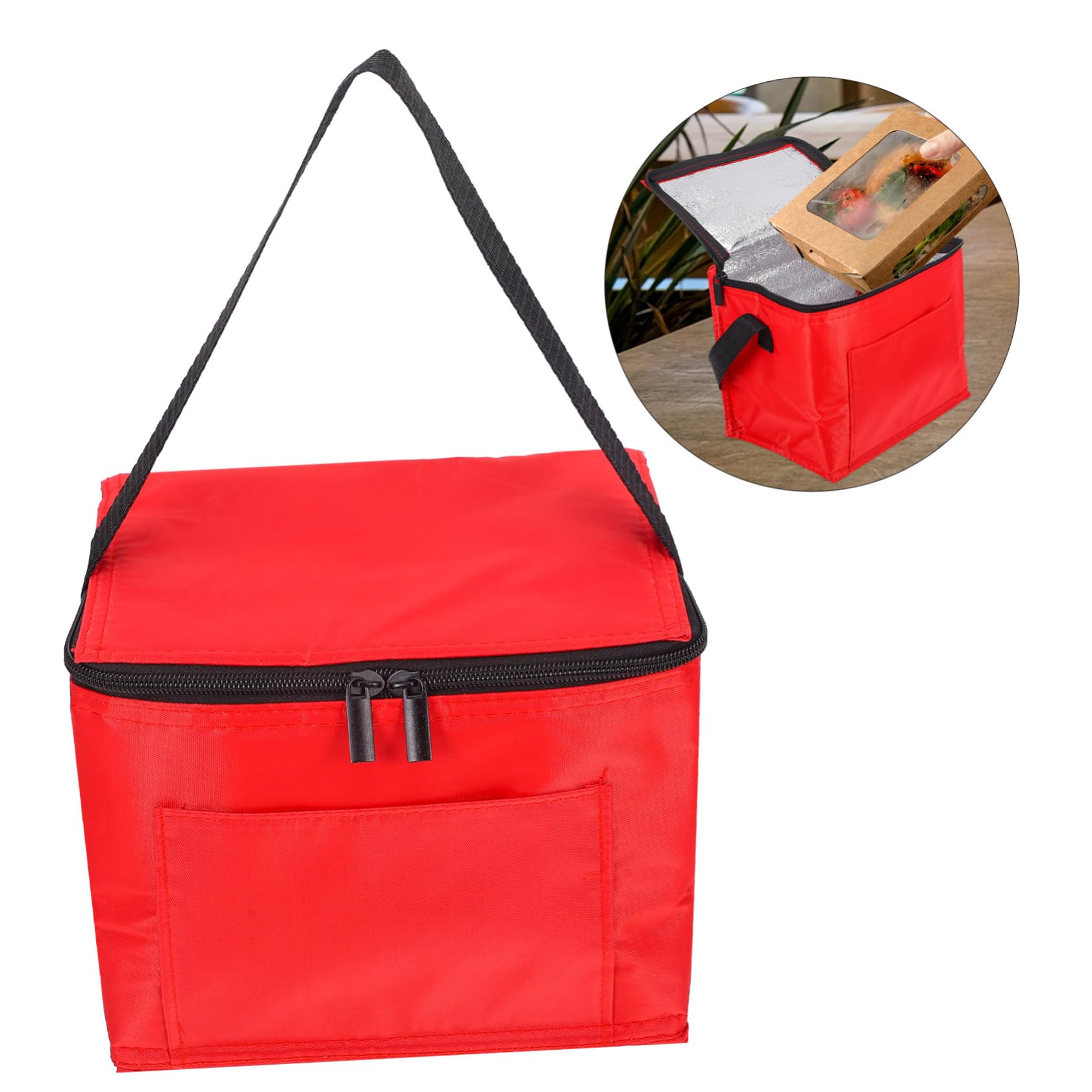PRETYZOOM 3 Piezas Bolsa térmica para picnic Bolsa de comida isotérmica. Bolsa almuerzo portátil bolsa para llevar pizza bolsa térmica aislada bolsas bolsa bento de picnic aire