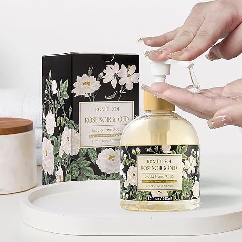 Miniatura 3 de Jabón líquido de manos con caja de regalo - Rose Noir & Oud - 8.8 fl oz 8.7 fl.oz