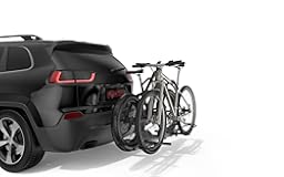 Bike Rack for Car & SUV - 2'' Hitch or Trucks/RV | 160lb Heavy-Duty Car Bike Rack, E-Bike & Fat Tire Ready (5'') | Foldable, Tilt-Away, Anti-Rattle Lock, No Extra Tools Needed