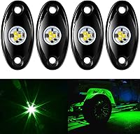 Vista 1 de Lámpara de LED de 4 unidades Rock de Amak, para brillo en los bajos del vehículo, a prueba de agua, para Jeep, ATV, SUV, camión todo terreno, barco