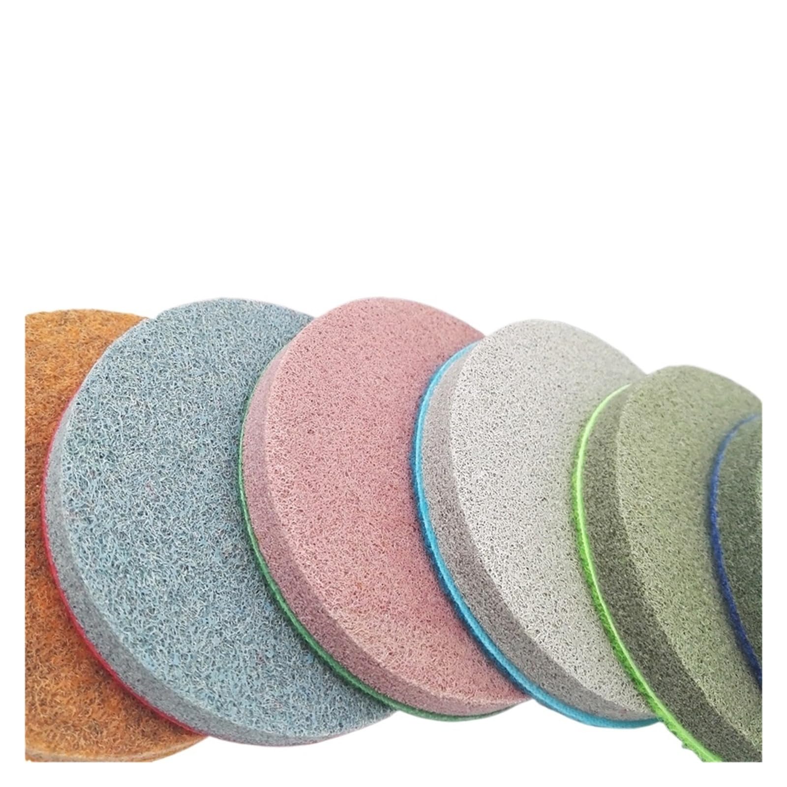 10 pz/conf. 4 pollici Spugna Tamponi for Lucidatura Pietra Disco Abrasivo for Marmo Morbido Terrazzo Artificiale Diametro 100mm(S10)