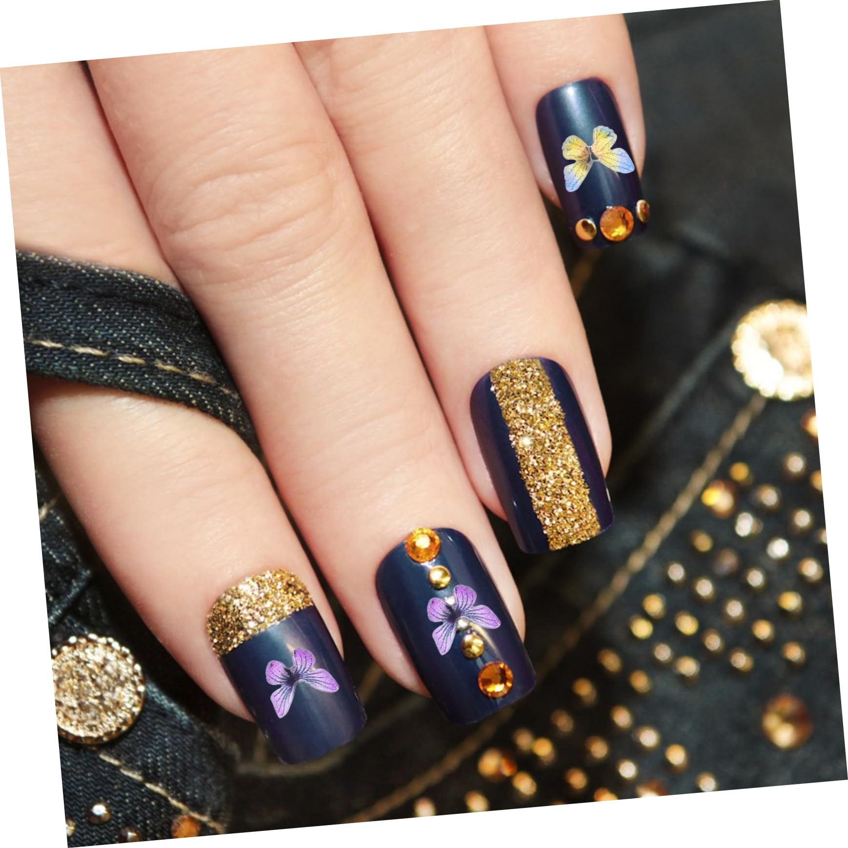 3 Set Decorazioni Unghie Farfalle Adesivi Per Nail Art Creativi Ciondoli Unici Per Manicure E Te Per Amanti Del Nail Design 3 Scatole*3