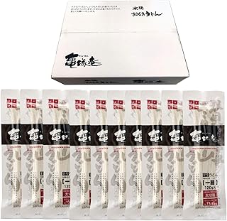 亀城庵 香川 讃岐うどん 自宅用セット (120g×10袋) 太切麺 半生 乾麺 (合成保存料不使用)