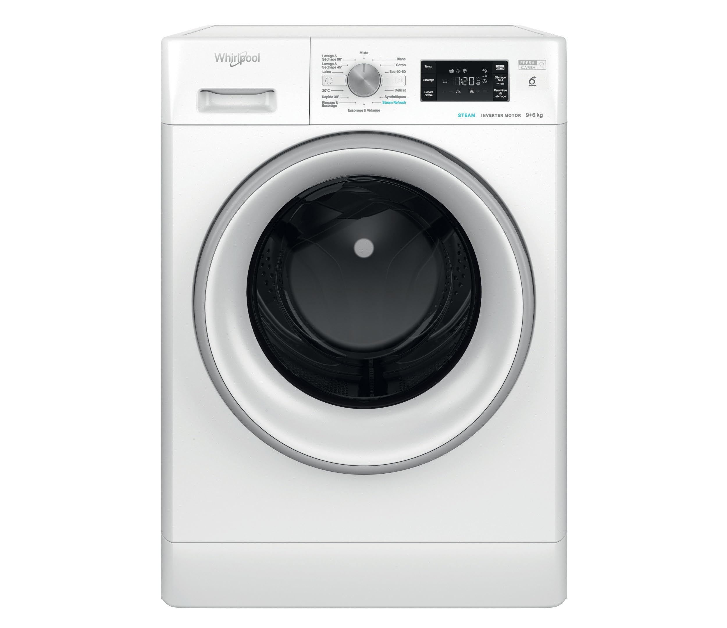 Lave-linge Séchant frontal 9kg 1400 Tours/min Blanc - FFWDCB964369SVFR