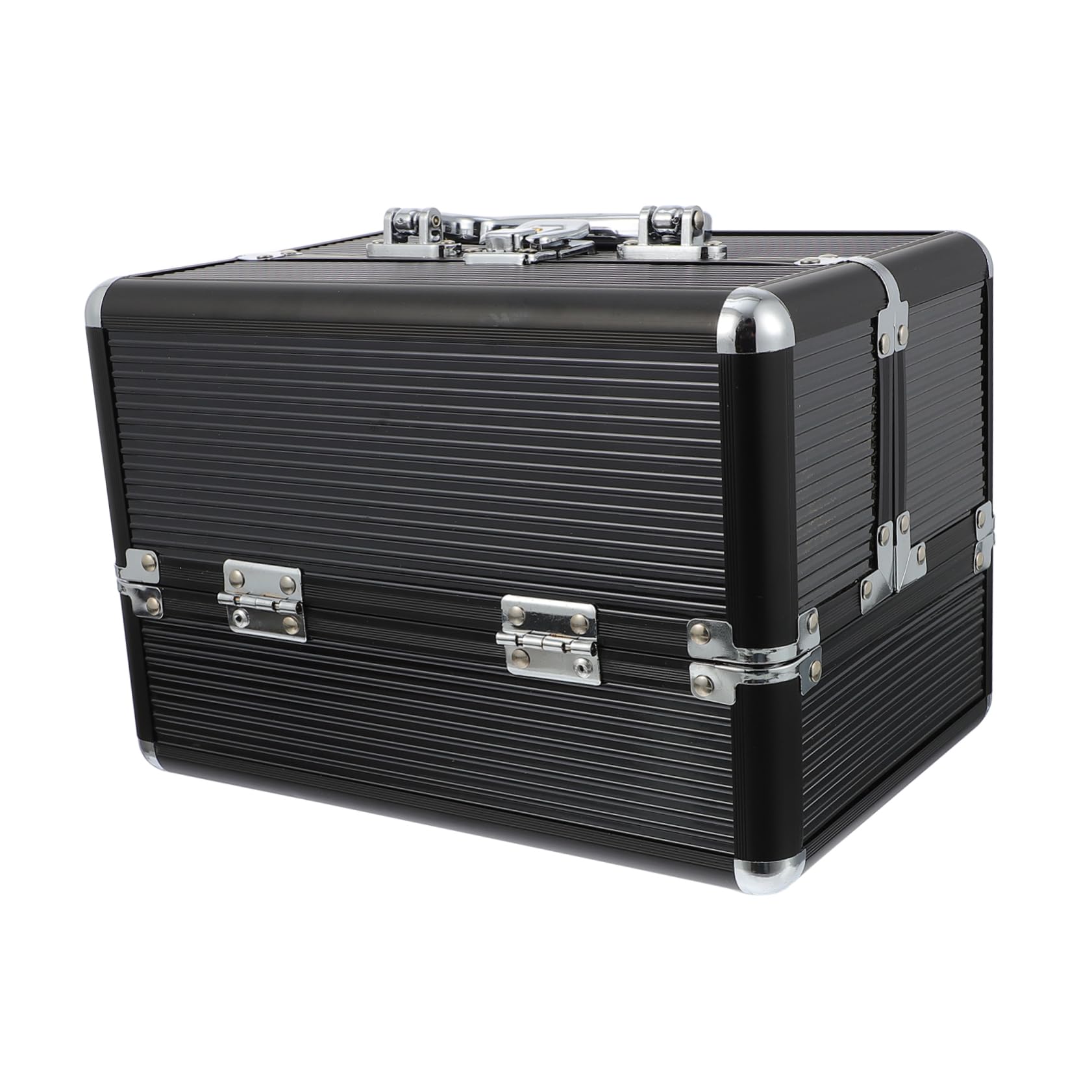 Sac Maquillage Professionnel avec Capacité Boîte De Rangement Cosmétique Trousse De Maquillage De Voyage Contenant Cosmétique Pratique