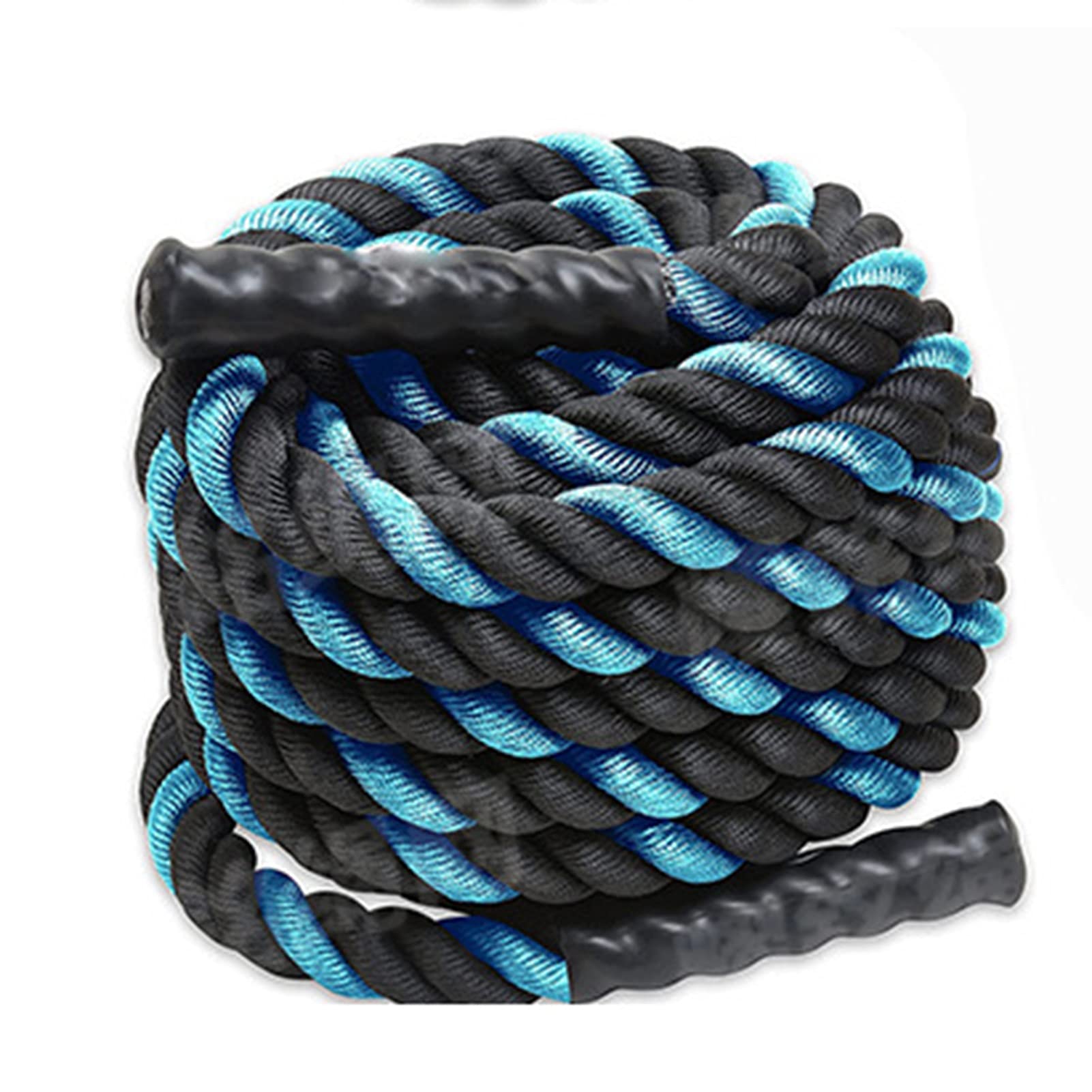 Verdrehtes Battle Rope, Trainingsseil Schwer, Gewichtetes Übungsseil, Krafttrainingsseil, Fitnessseil für Kämpfe, Workouts, Klettern, Fitnessstudio (Size : 15m)