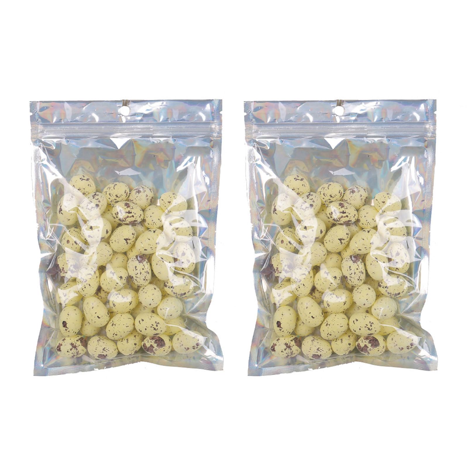 Tsophreniq 100 / 500PCS Easter Decorations Eggs Colorful Eggs Basket Stuffers Colorful Easter Decorations