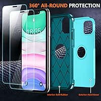 Vista 3 de SPIDERCASE Funda a prueba de golpes para iPhone 11, [protección contra caídas de grado militar de 10 pies], con 2 piezas