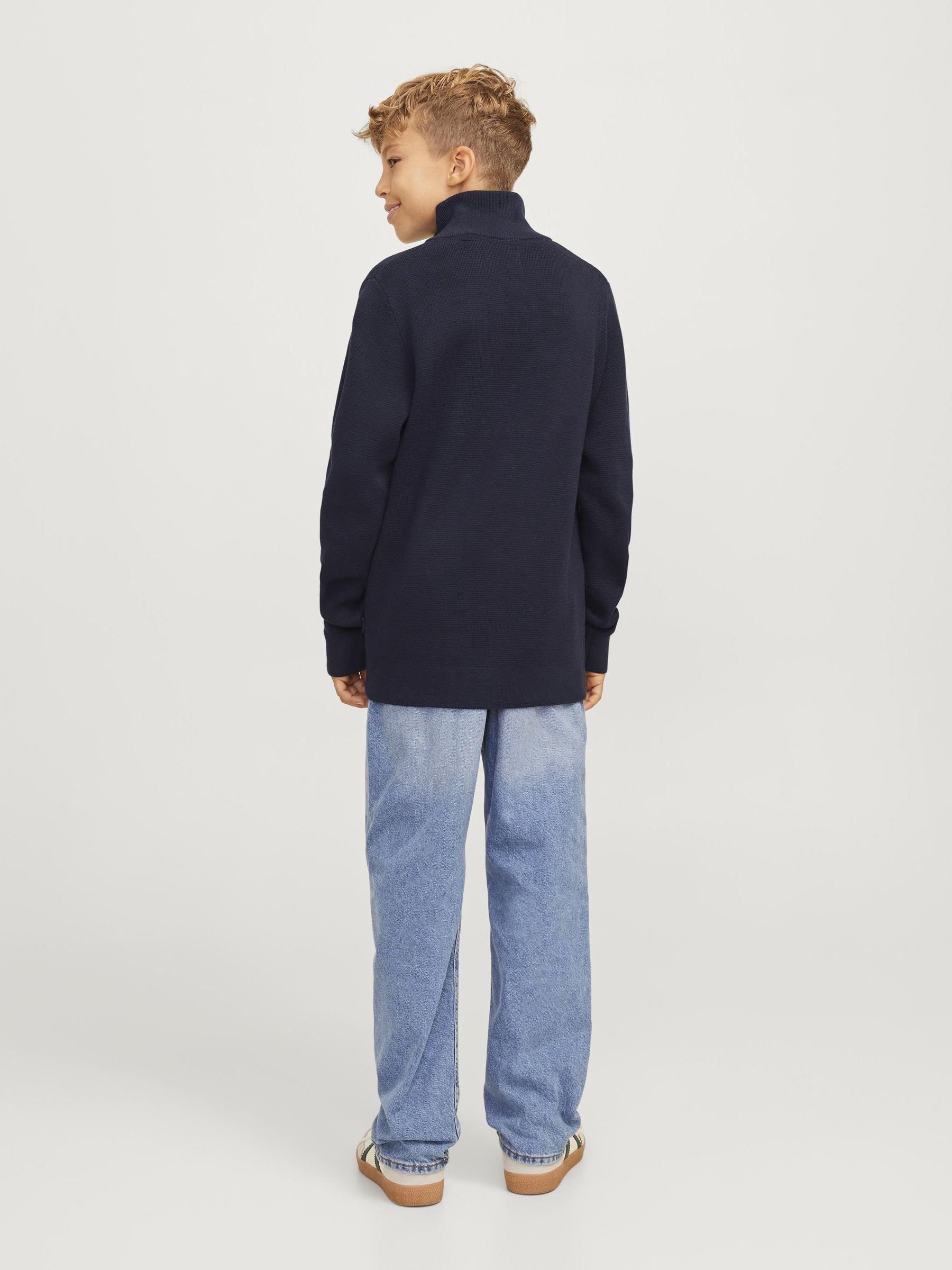JACK & JONES Boy Strickjacke mit Viertelreißverschluss Strickjacke mit Viertelreißverschluss Junior