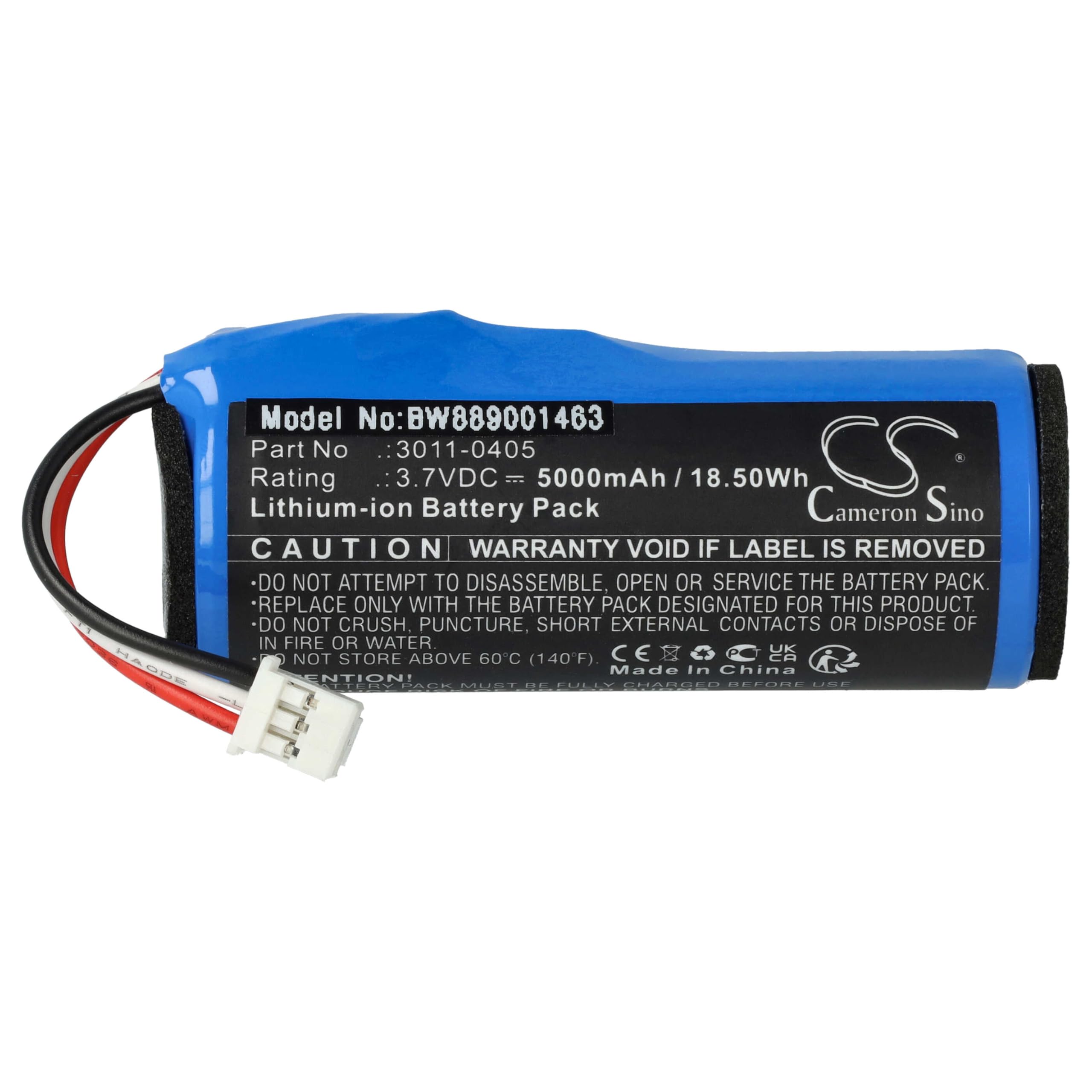 vhbw Batería Compatible con Minelab Equinox 600, 800 Detector de Metal (5000 mAh, 3,7 V, Li-Ion)