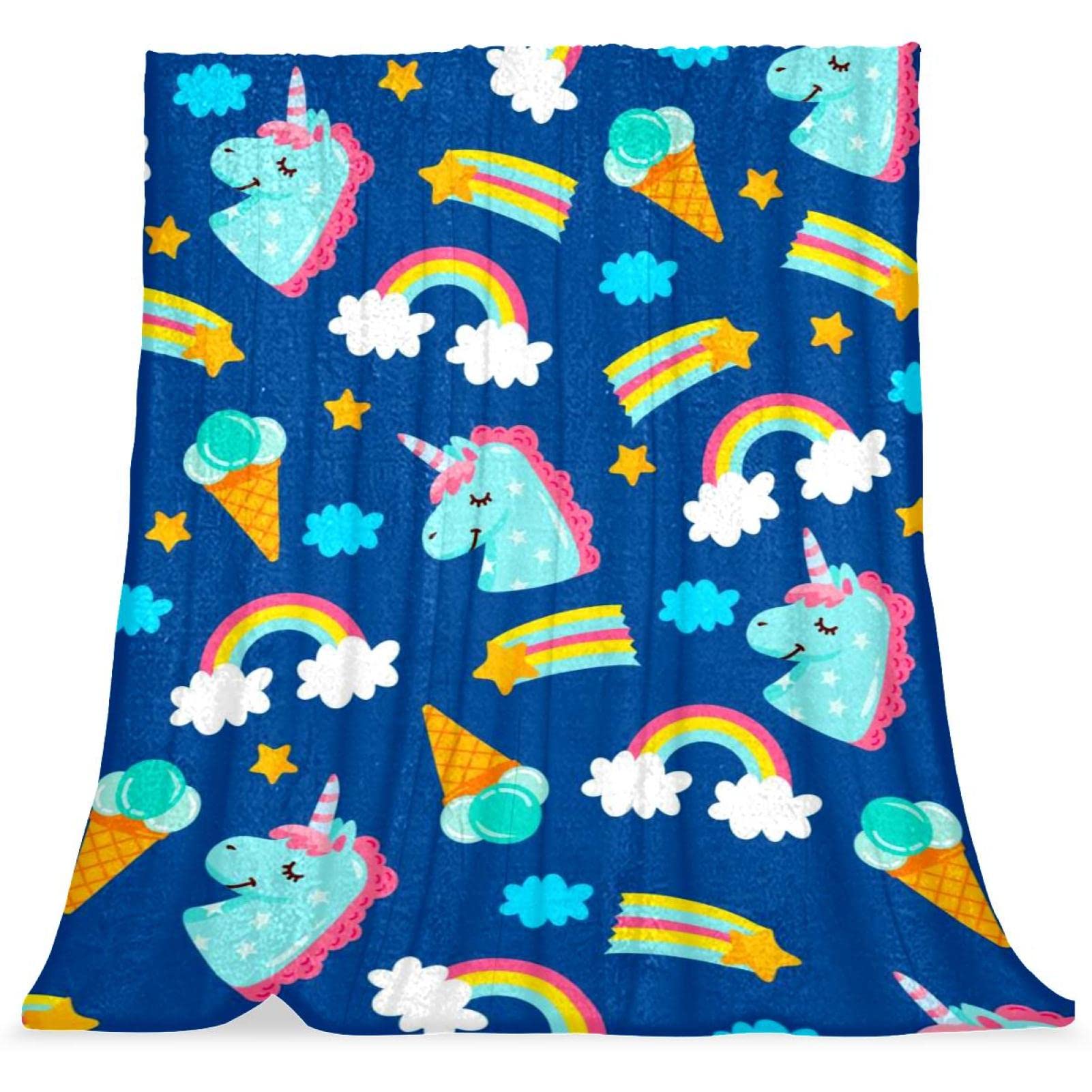 Couverture de lit douce et moelleuse motif dessin animé pour enfant
