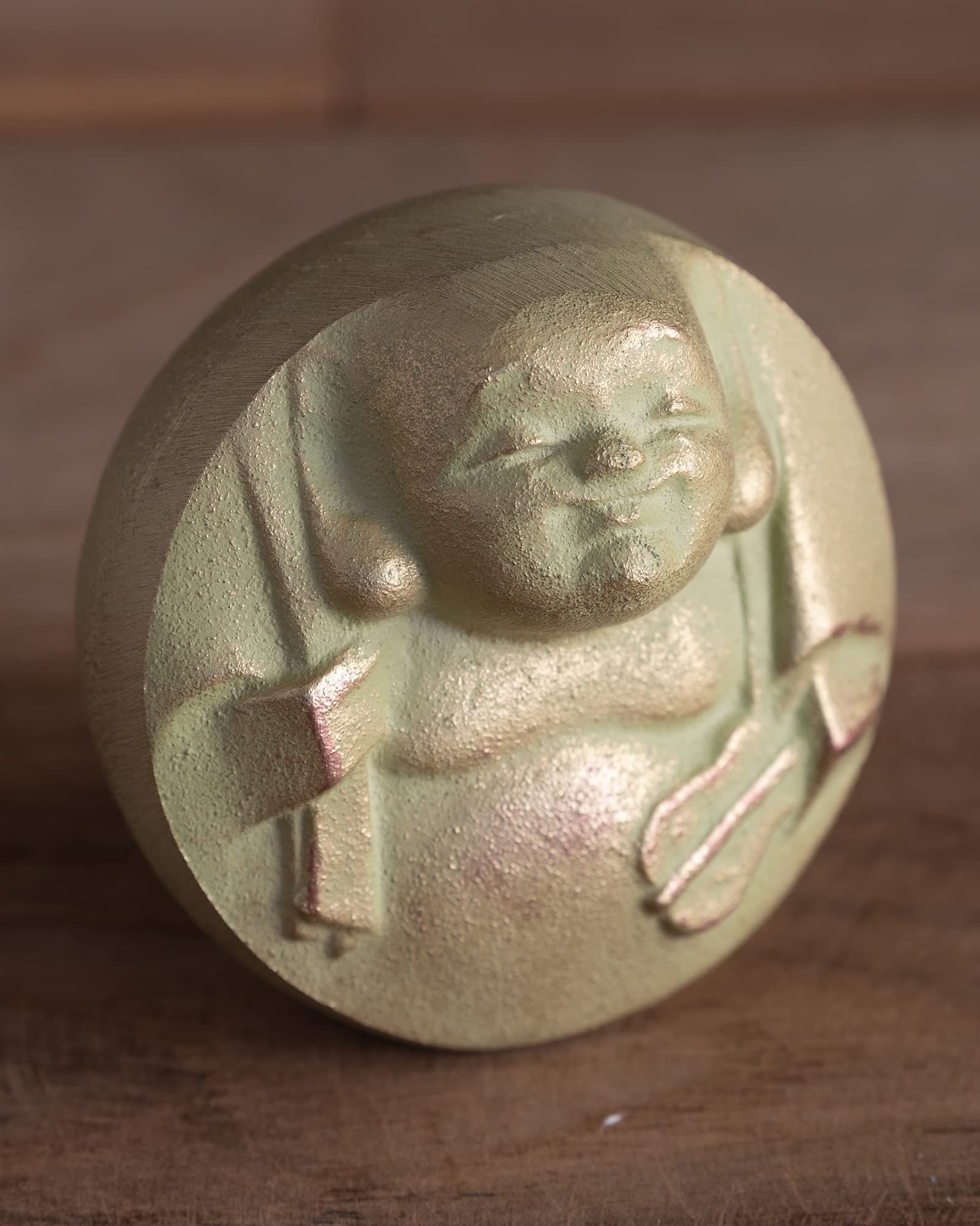 三枝惣太郎作　高岡銅器　布袋置物 三枝惣太郎作 高岡銅器 布袋置物